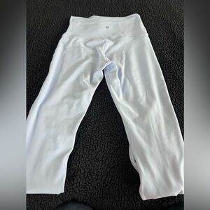 Lululemon align leggings. 27” size 6. Tag removed. Light blue